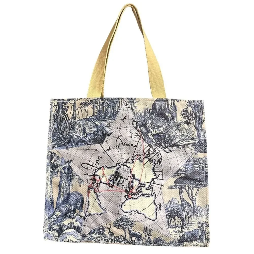 Dior Beauty Around the World Toile De Jouy Book Tote Bag GWP